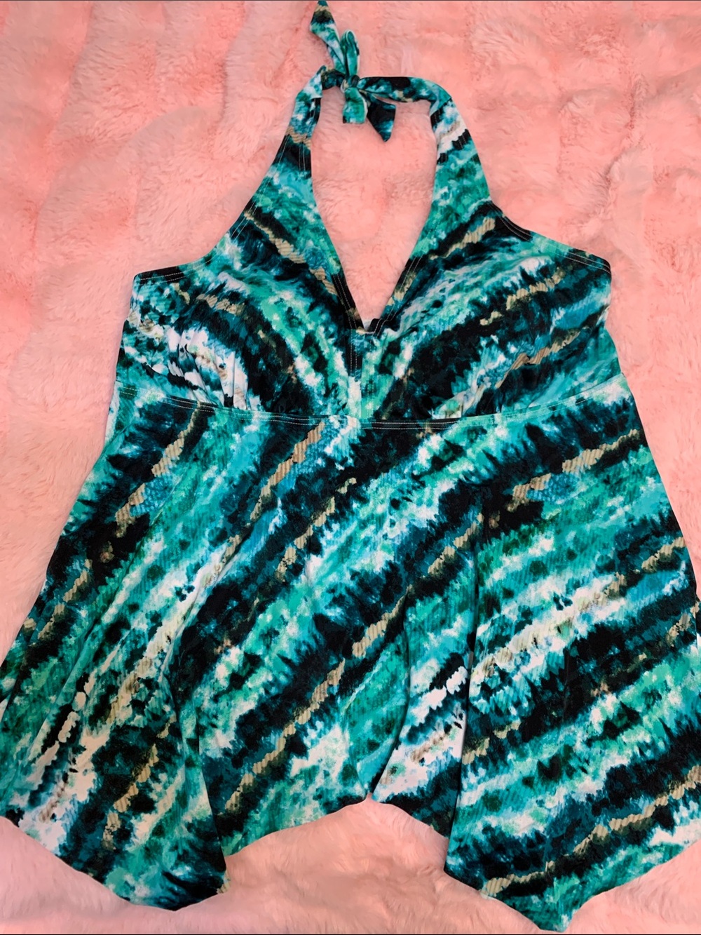 Swimsuits For All Tankini Swimsuit Halter Top 18